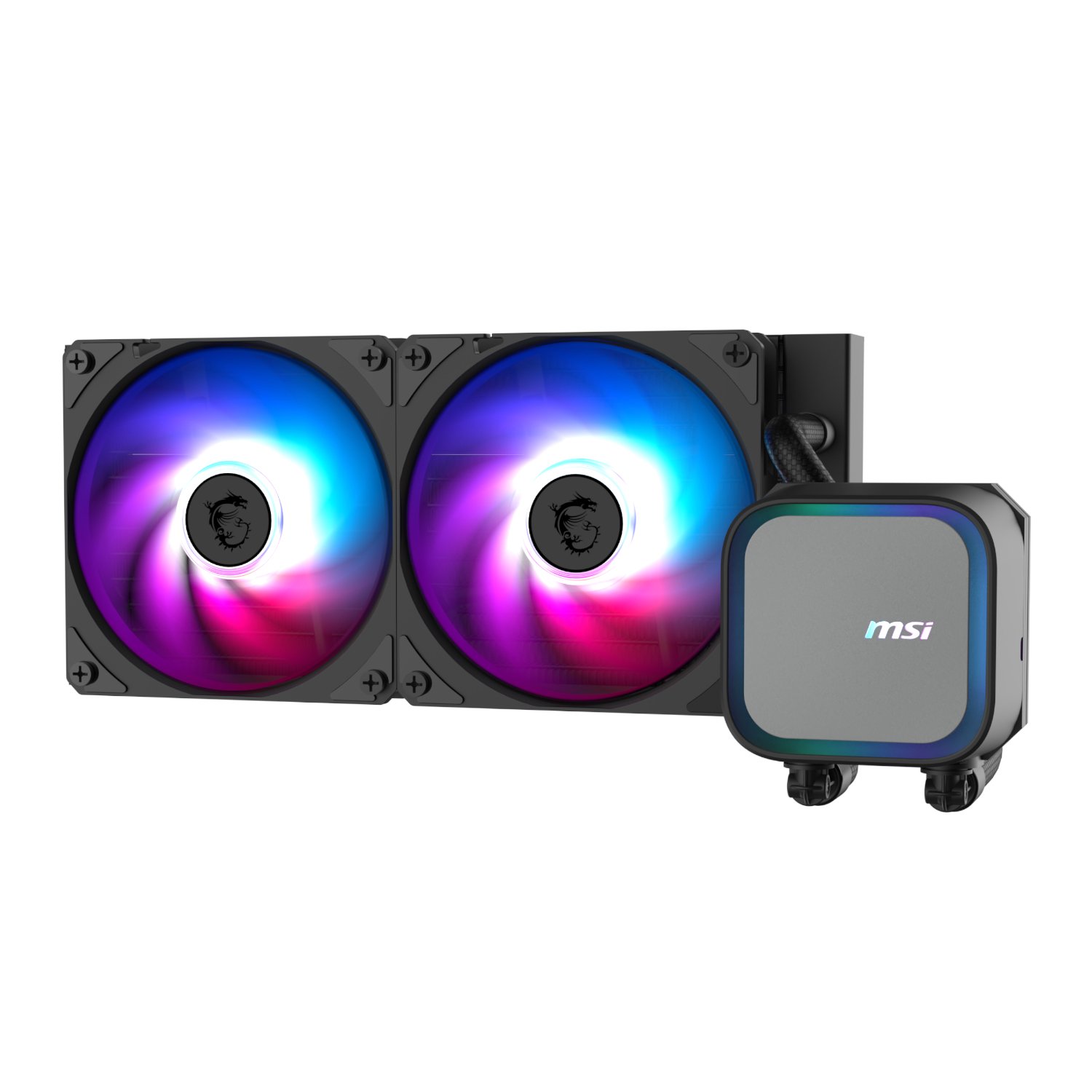 MSI MAG Coreliquid A13 240 AIO Liquid CPU Cooler - Black - Image 3