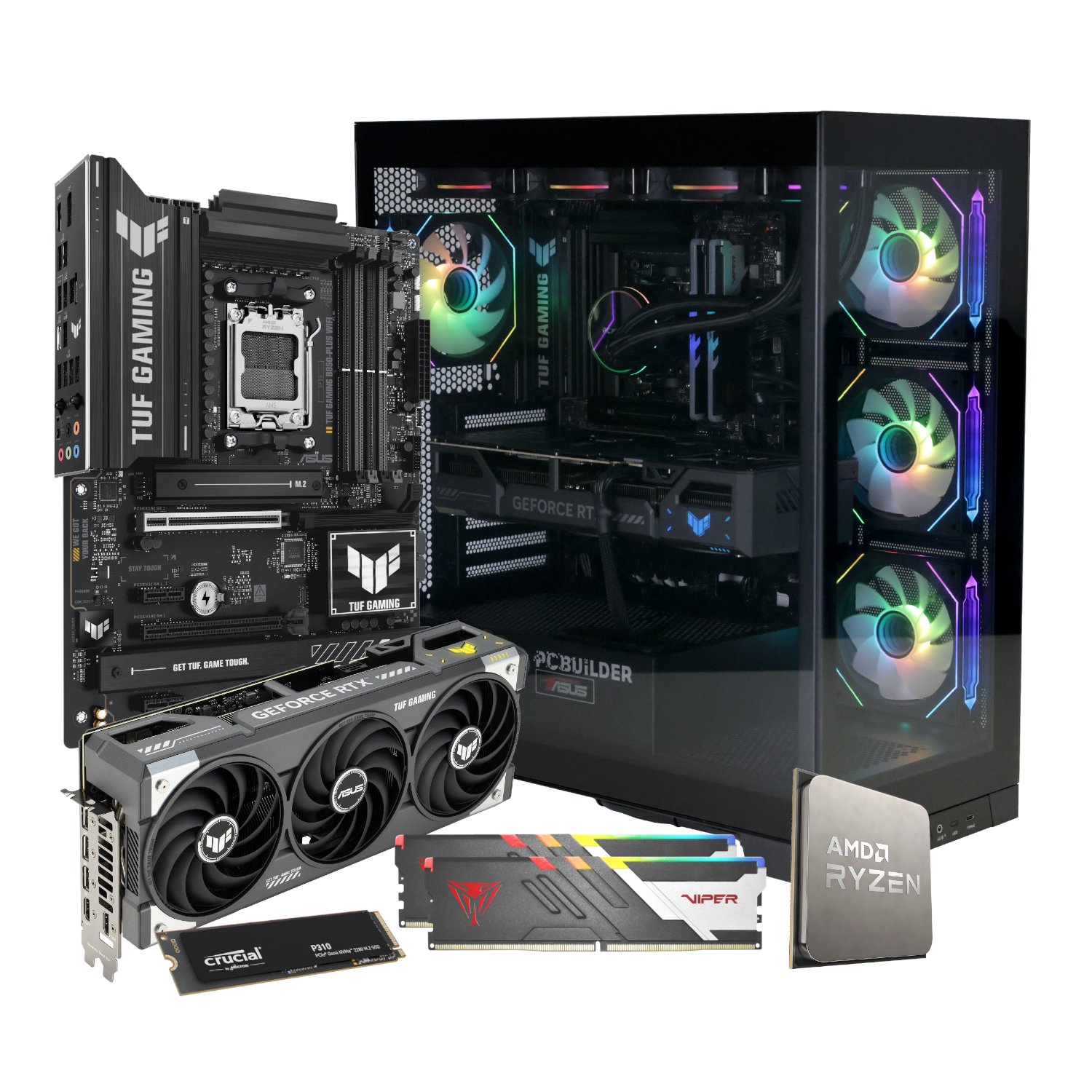 PCBuilder Ryzen 7 7800X3D ARCHON Windows 11 Gaming PC - Image 17