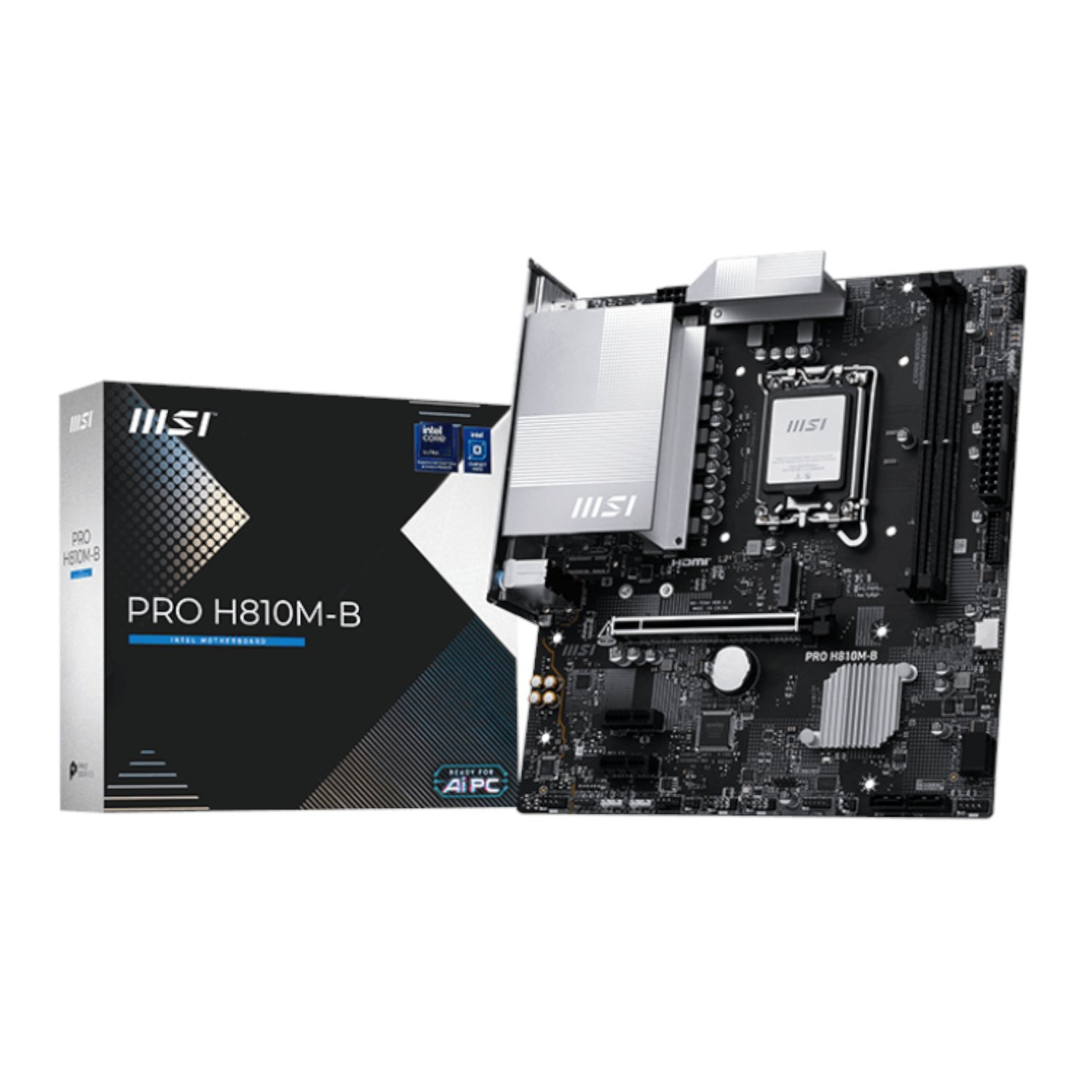 MSI H810M-B PRO LGA1851 M-ATX DDR5 Motherboard