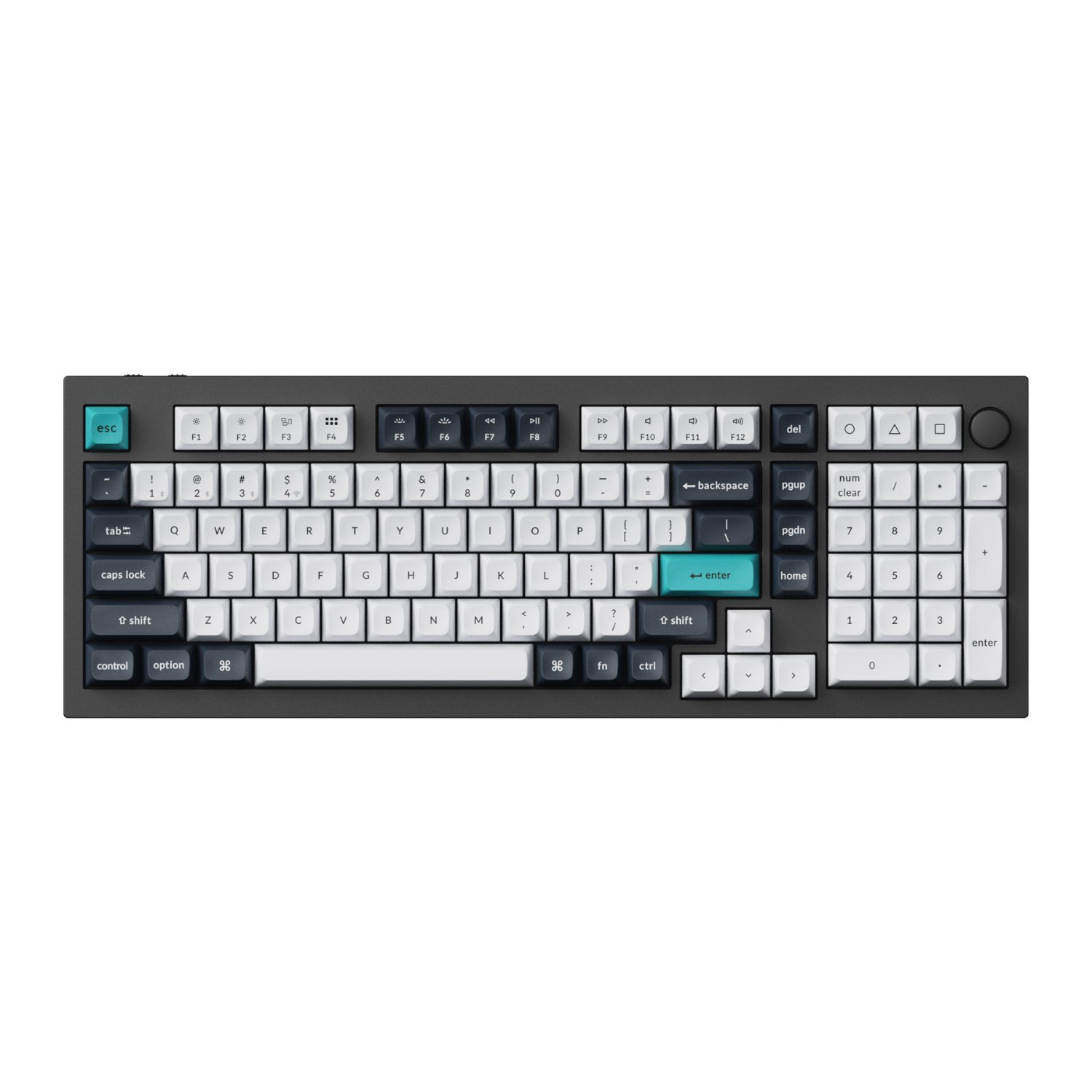 Keychron Q5 Max QMK/VIA Full-size Wireless Custom Mechanical Keyboard (Banana Switches) - Carbon Black - Image 2