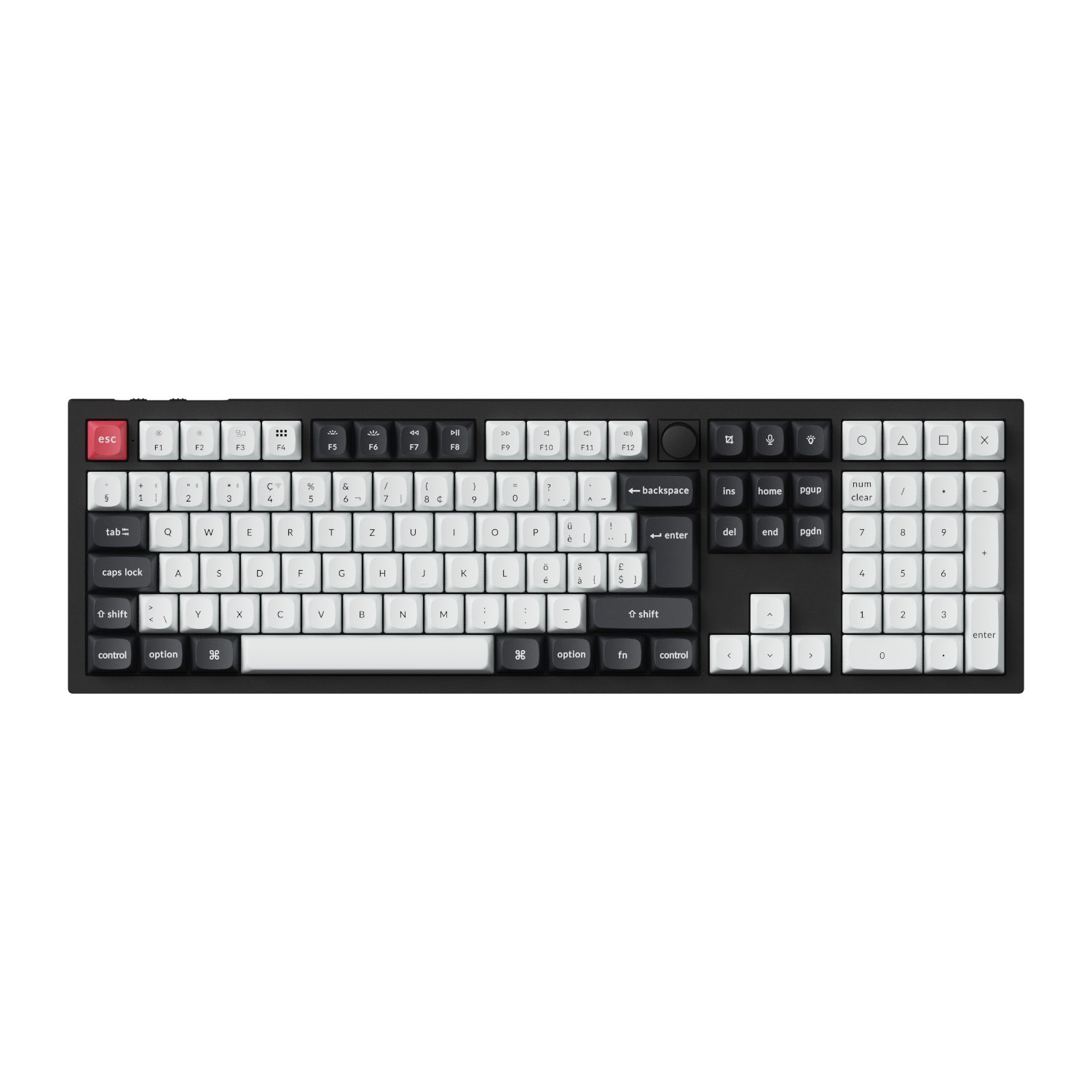 Keychron Q6 HE QMK Full-size Wireless Custom Mechanical Keyboard (Nebula Switch) – Carbon Black - Image 2