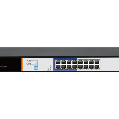 Scoop 16 Port Gigabit PoE 150W 2SFP Switch