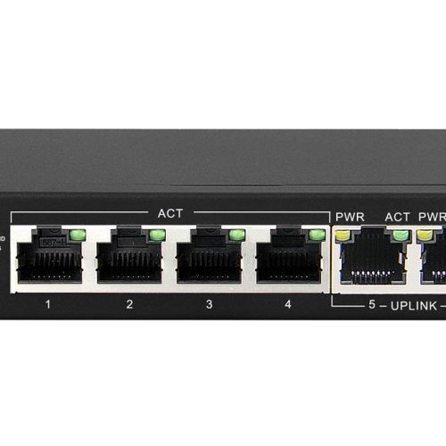 Scoop 6 Port Gigabit 4 PoE 60W Switch