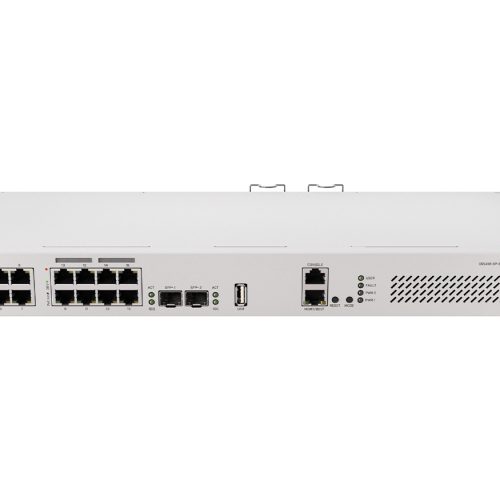 MikroTik Cloud Router Switch 16 Port with 8 PoE 150W 2SFP+ | CRS418-8P-8G-2S+RM