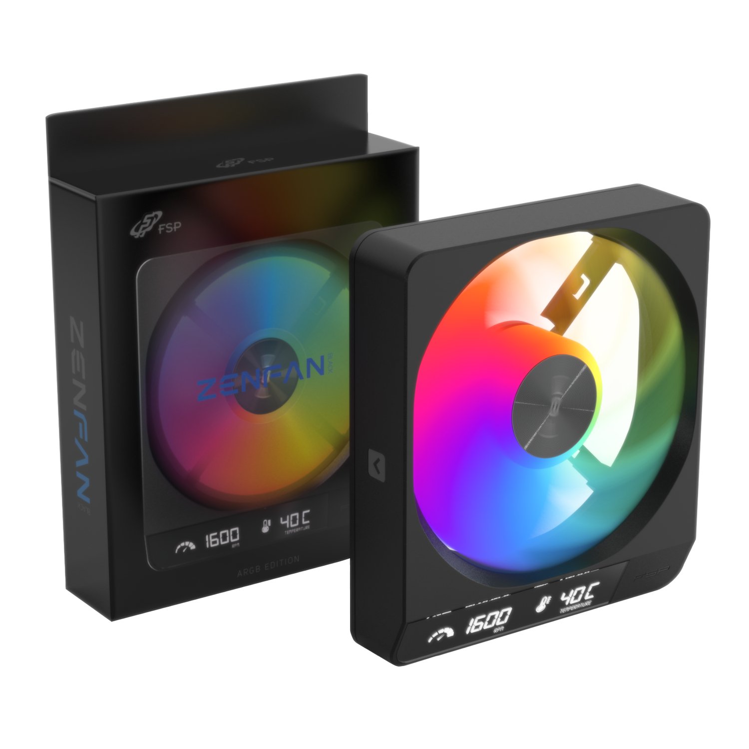 FSP ZENFAN 120mm ARGB PWM Smart Fan – Black