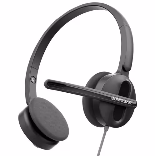 SonicGear Xenon 3U USB Headset with Mic – Black
