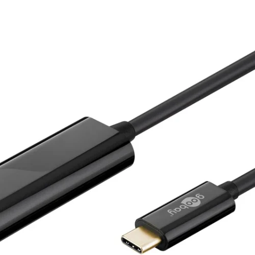 Goobay USB-C to HDMI Adapter 1.8m Cable (4k @ 60 Hz) – Black