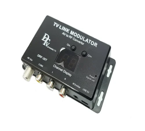 AV to RF Converter w/TV Link DRF-30T